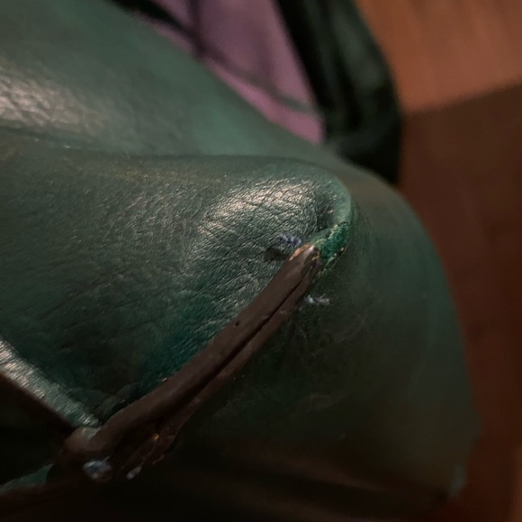 COPY - COPY - Vintage bag dark green leather - Picture 8 of 8